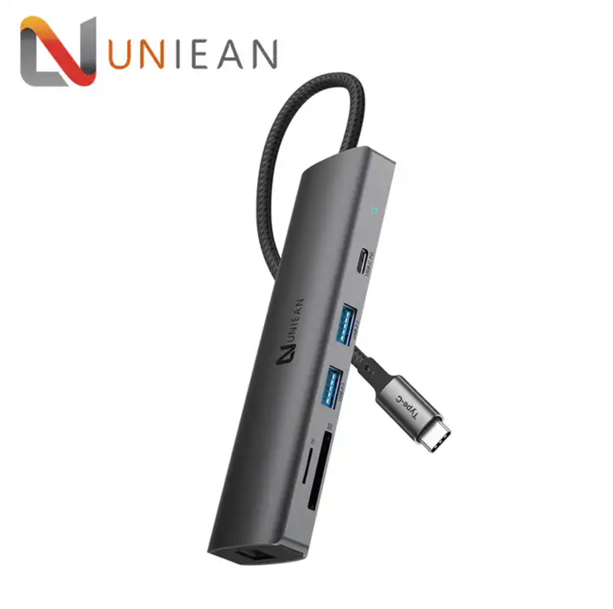 Yulian 10 Ports USB-C Dockingstation USB-Hub| MST | HDMI 4K60Hz x 2 | DP 4K60Hz | RJ45 | PD100W | USB3.0 X2 | usb2.0x1 | TF-SD-Karte