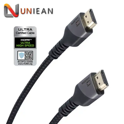 Yulian certified HDMI 2.1 cable | H2H | 8K60HZ 48Gbps | video and audio | 1m