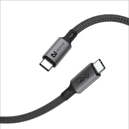 Yulian USB4-Kabel | voll ausgestattetes koaxiales C2C | comp Thunderbolt 4 | 1m
